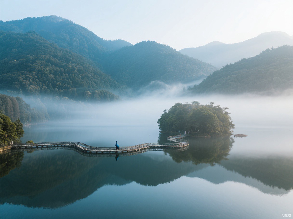 如琴湖风光
