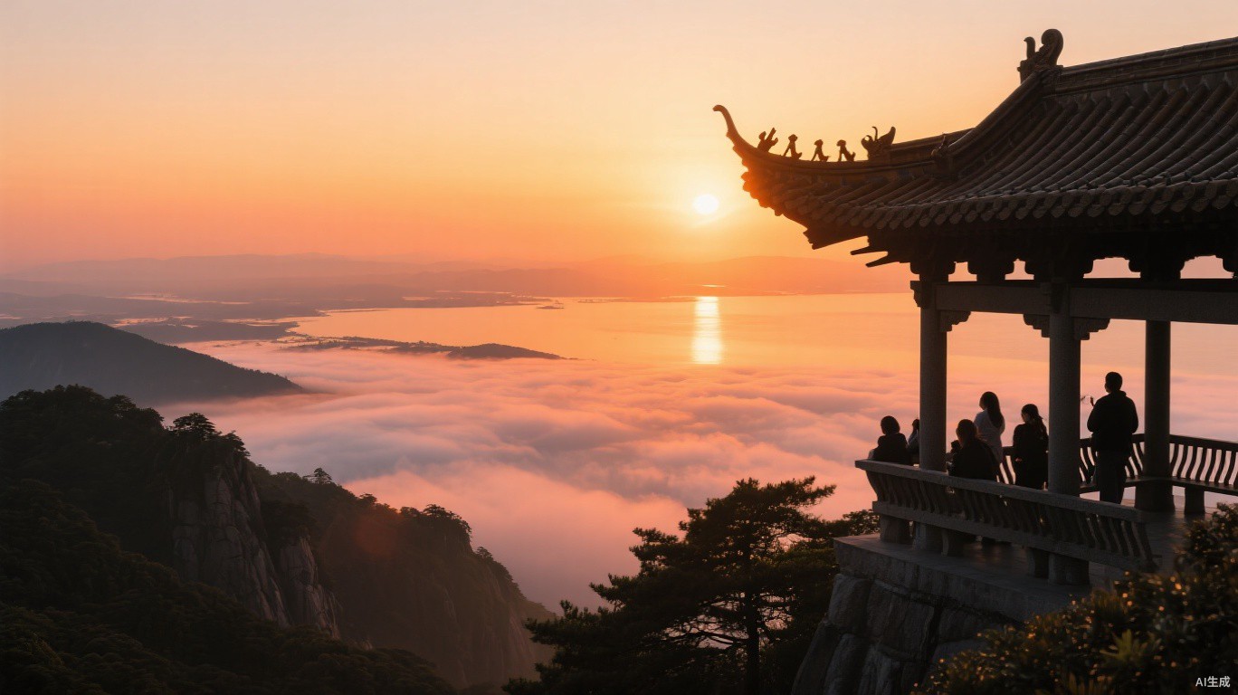 含鄱口风光